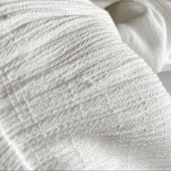 Lulus Boho Tassel Tie Front Peasant Blouse Size XS - Picture 15 of 16